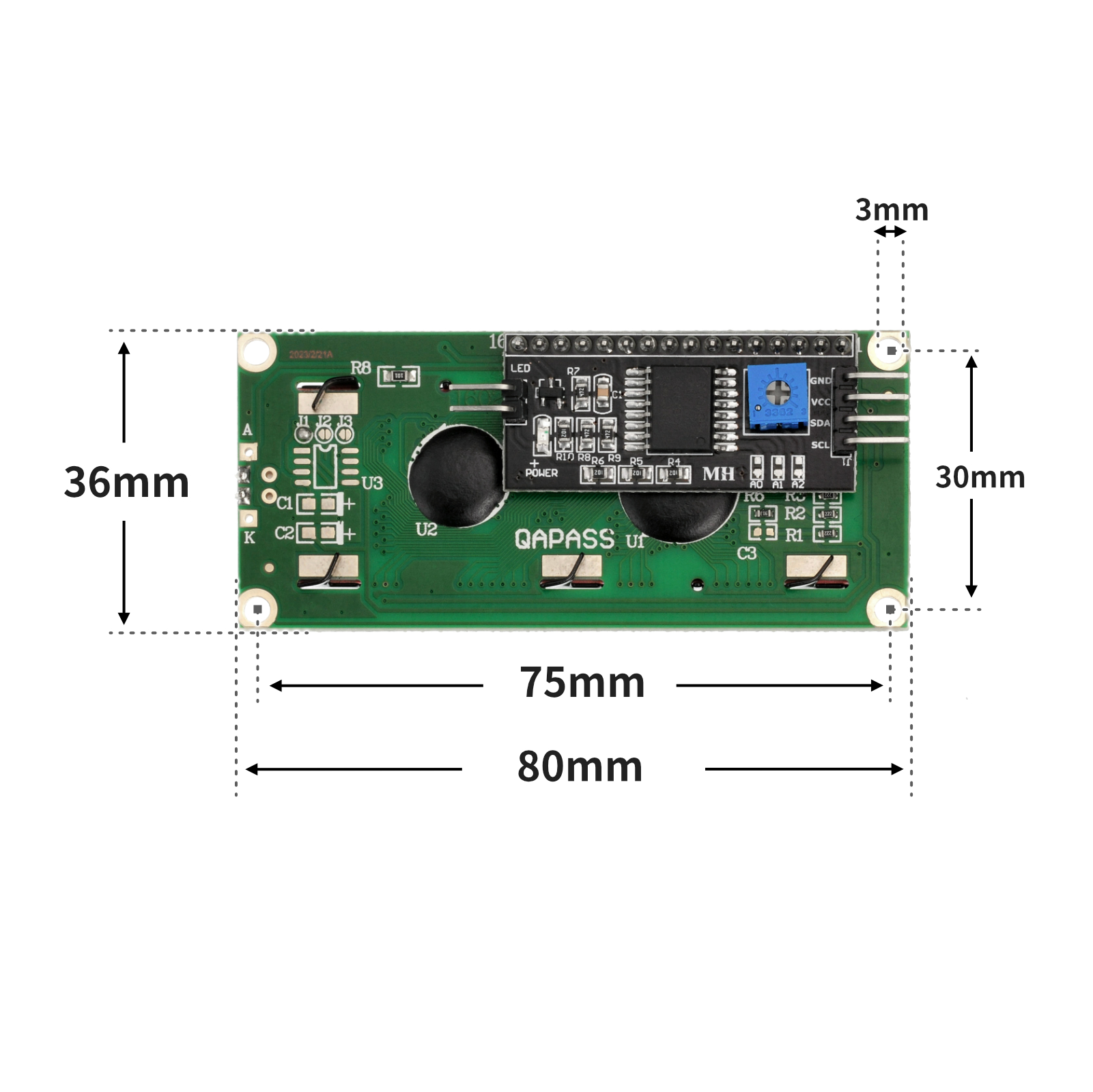 LCD1602液晶显示屏