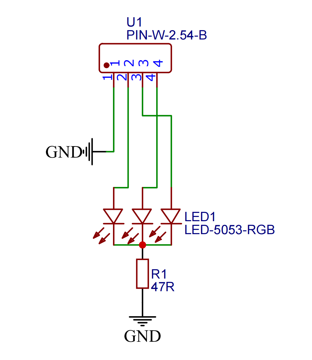 HS-F01A  RGB LED灯模块