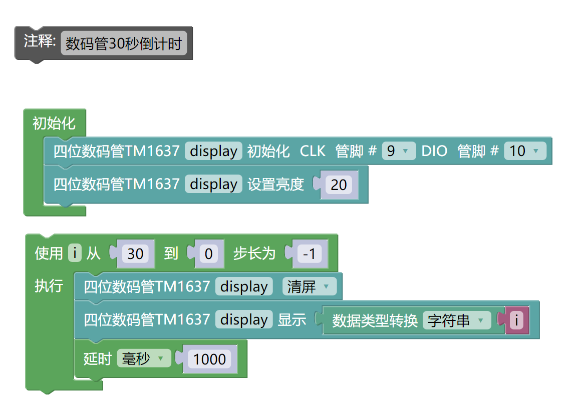 HS-F15A  四位时钟数码管