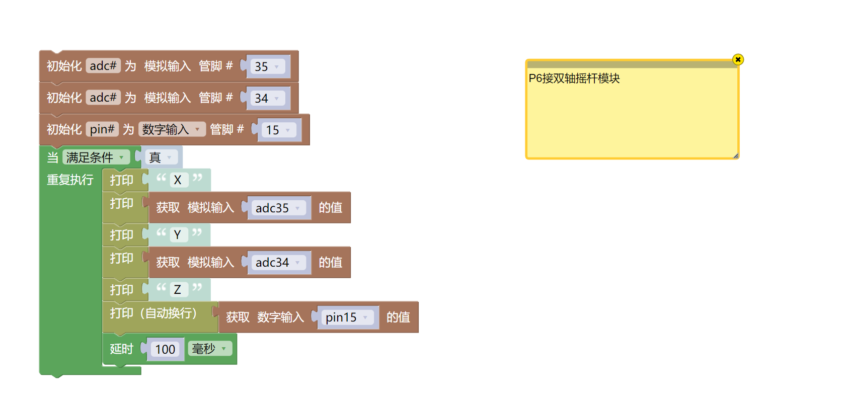 HS-S34A  双轴摇杆模块