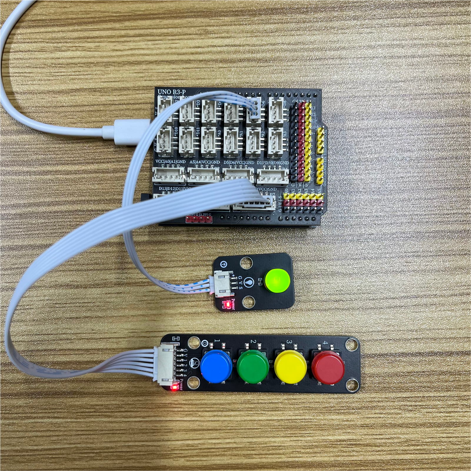 HS-KEY4L  4P按键模块