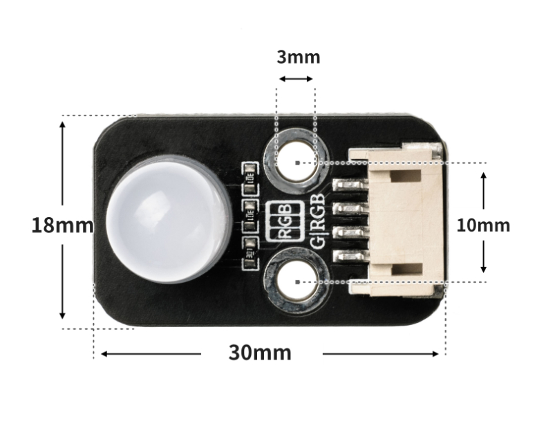 HS-F01P RGB LED灯模块