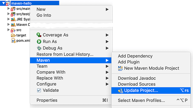 update-maven-project