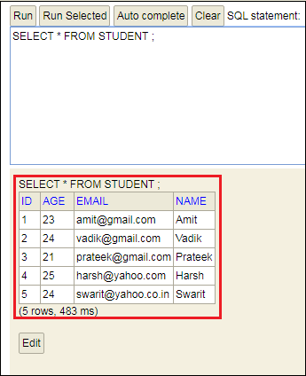 Spring Boot H2数据库